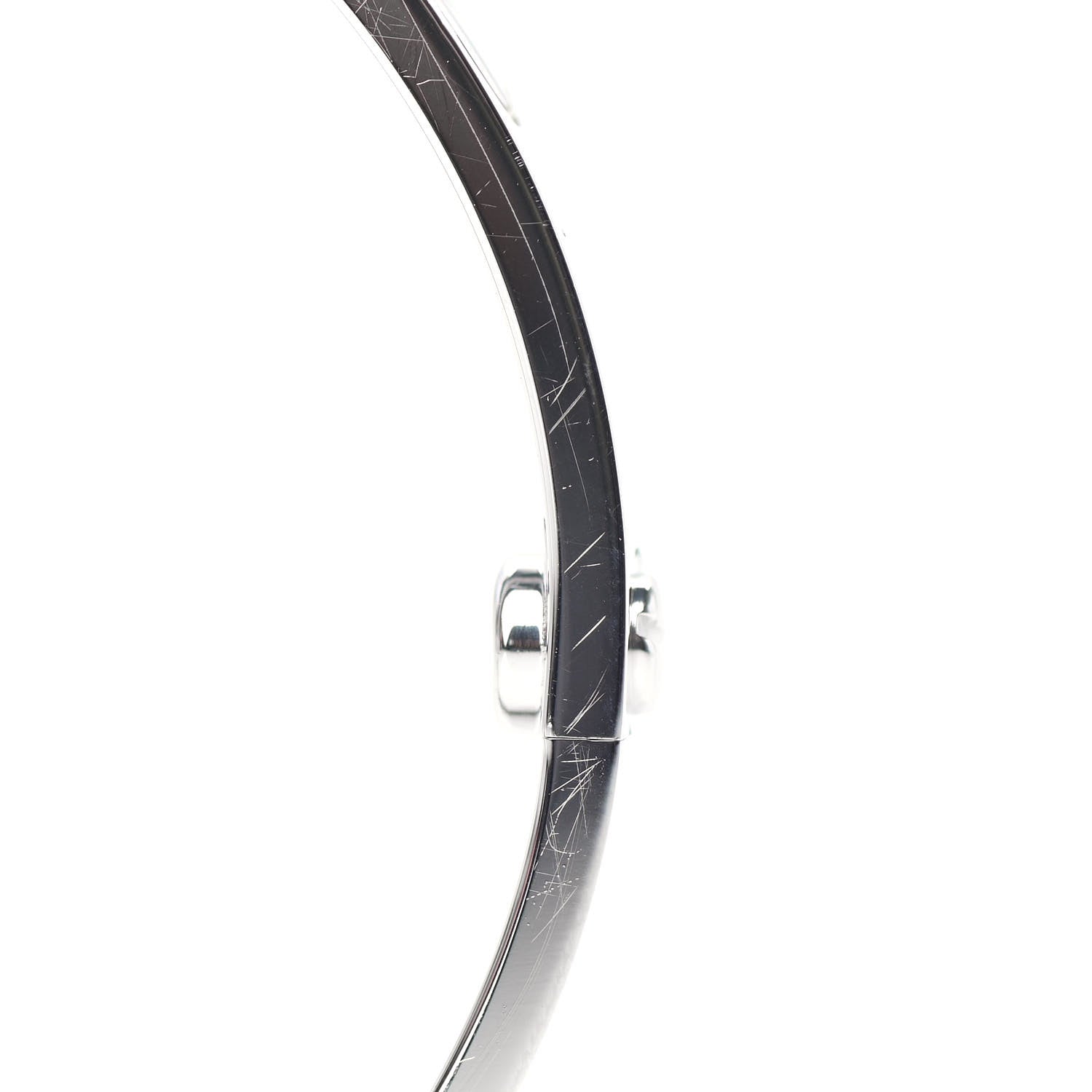 Cartier 18K White Gold 4 Diamond LOVE Bracelet 17 7 of 9