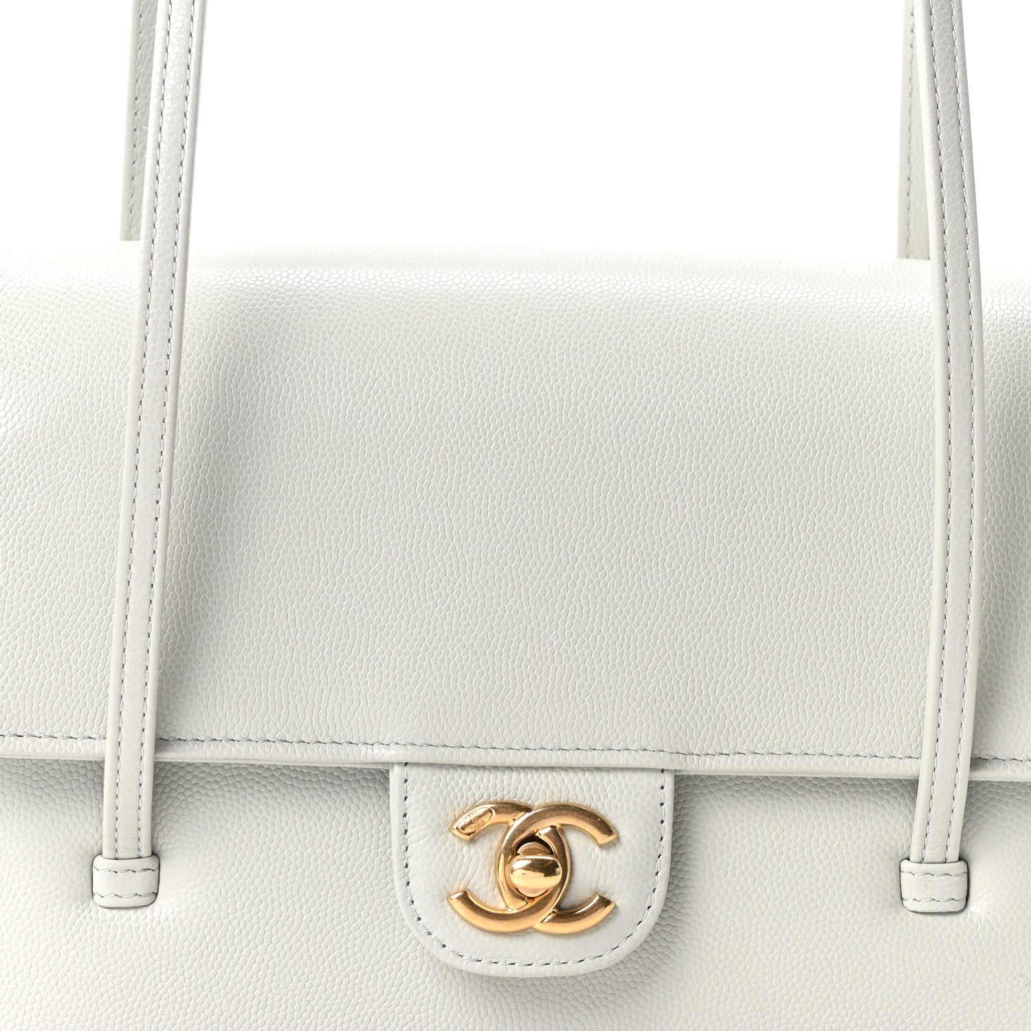 Chanel Shiny Caviar Preppy Coco Small Flap  Light Green 8 of 10