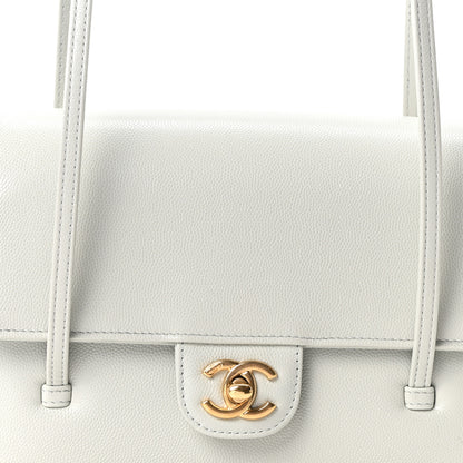 Chanel Shiny Caviar Preppy Coco Small Flap  Light Green 8 of 10