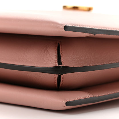 Salvatore Ferragamo Calfskin Trifolio Crossbody Bag Antique Rose 10 of 10