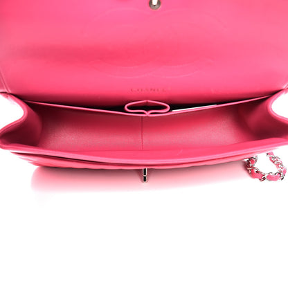 Chanel Lambskin Quilted Jumbo Double Flap Dark Pink 5 of 12