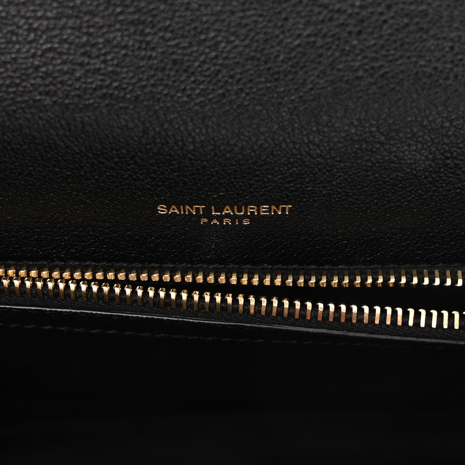 Saint Laurent Sheepskin Matelasse Chevron Monogram Medium College Bag Black 6 of 10