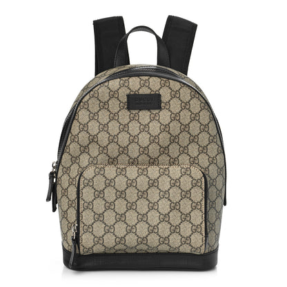 Gucci GG Supreme Monogram Small Eden Day Backpack Black 1 of 9