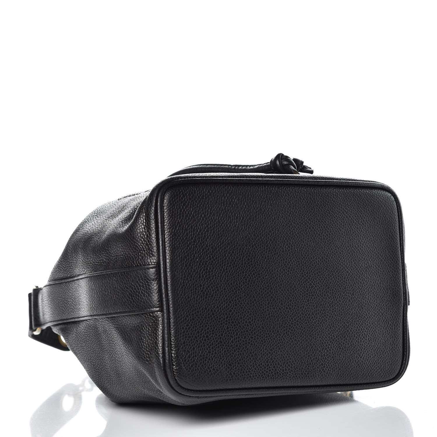 Chanel Caviar CC Drawstring Shoulder Bag Black 5 of 12
