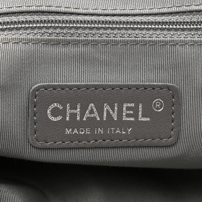 Chanel Nylon Quilted Tweed Stitch Bubble Tote Green 7 of 15