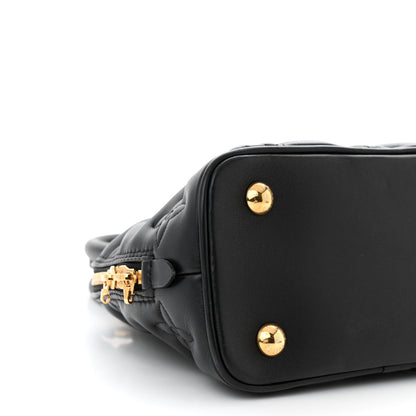 Louis Vuitton Calfskin Bubblegram Alma BB Black 8 of 10