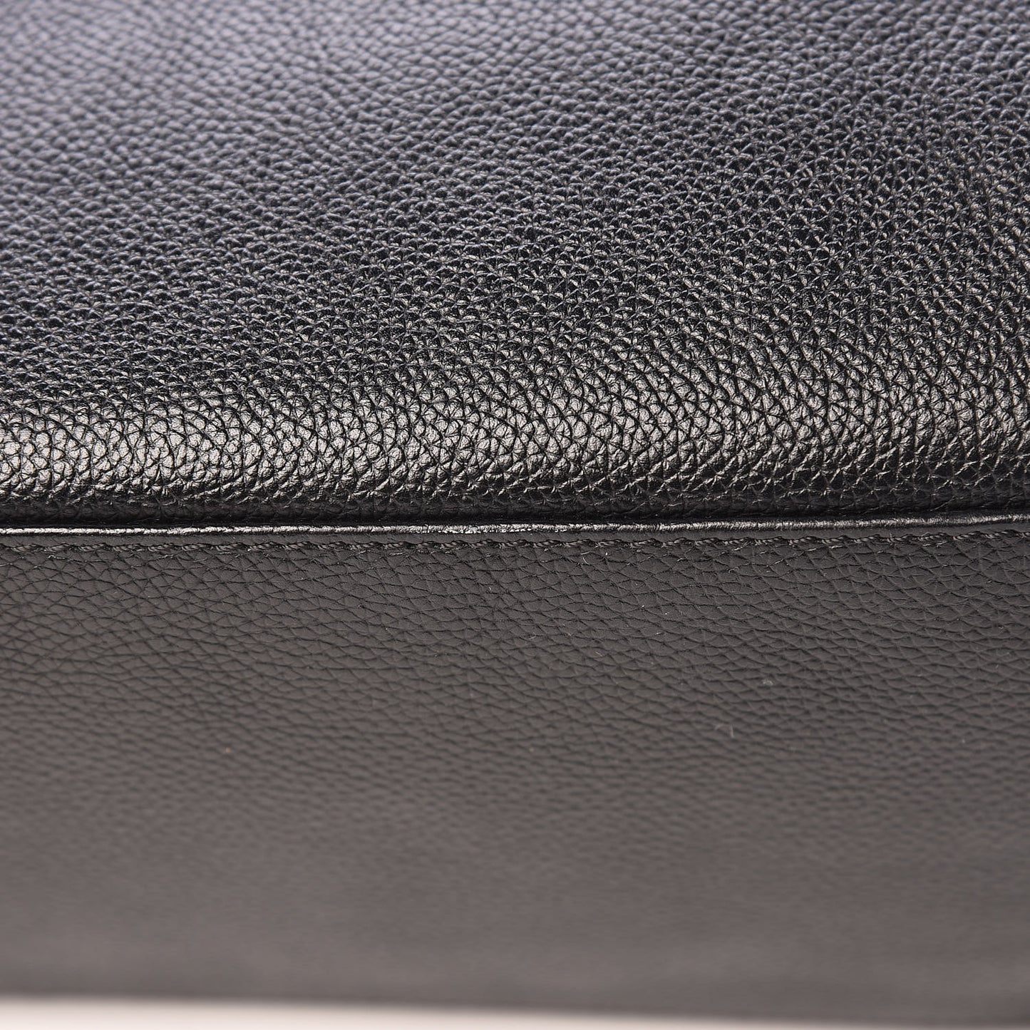 Calfskin Cerf Shopper Tote Black