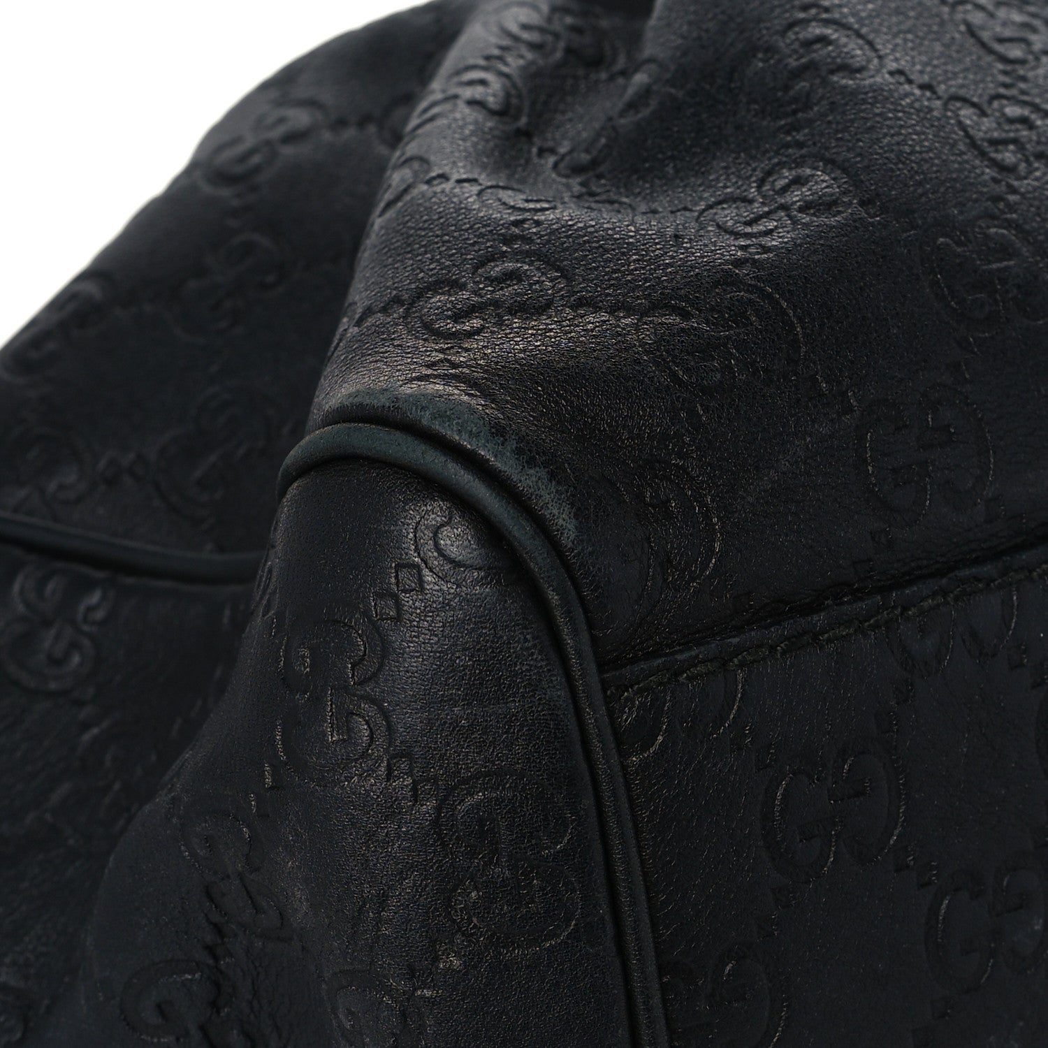 Gucci Guccissima Medium Sukey Tote Black 9 of 15