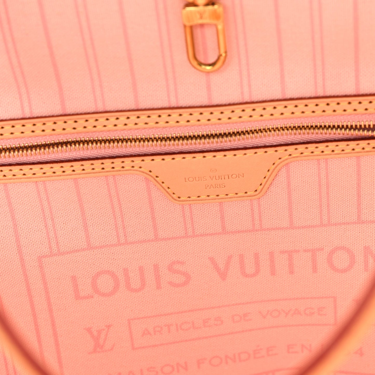 Damier Azur Neo Neverfull MM Rose Ballerine