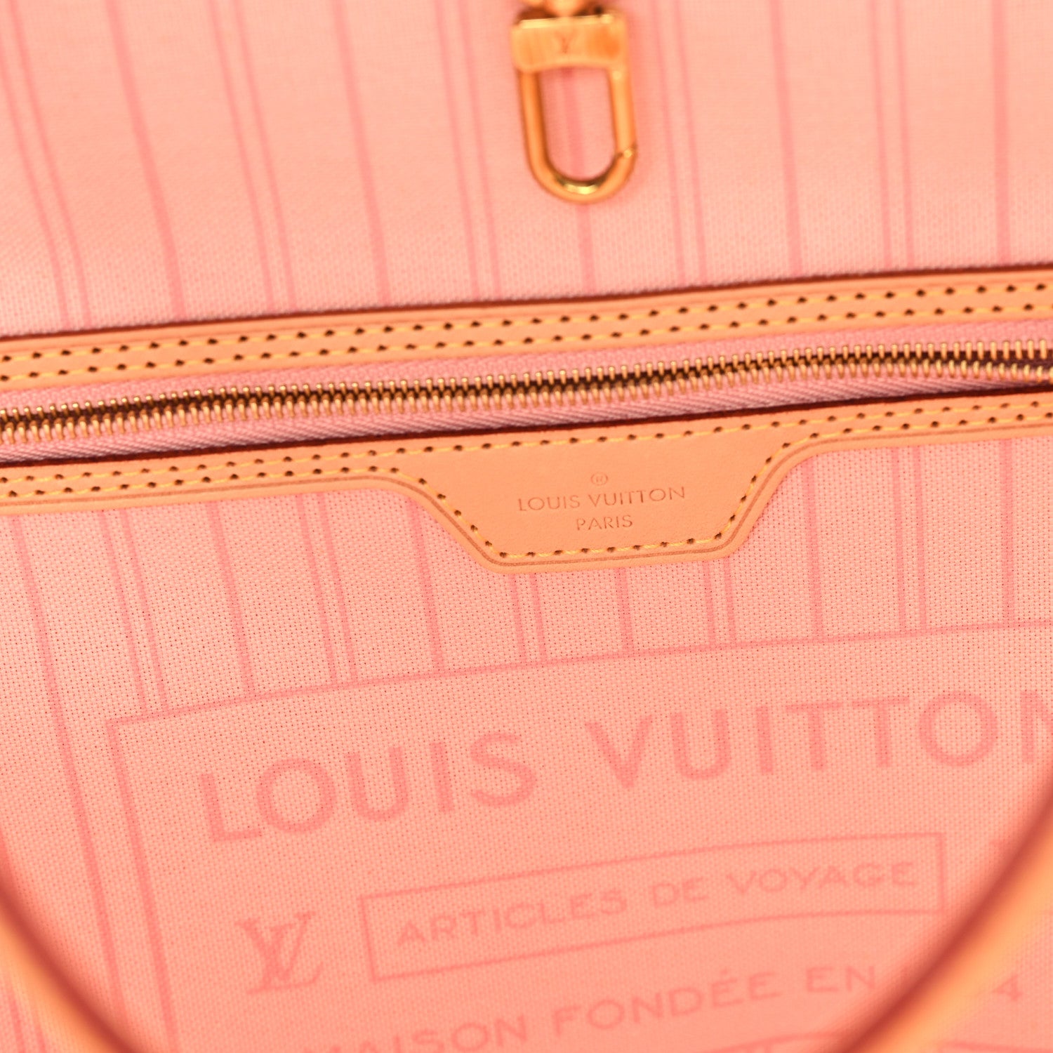 Louis Vuitton Damier Azur Neo Neverfull MM Rose Ballerine 7 of 12