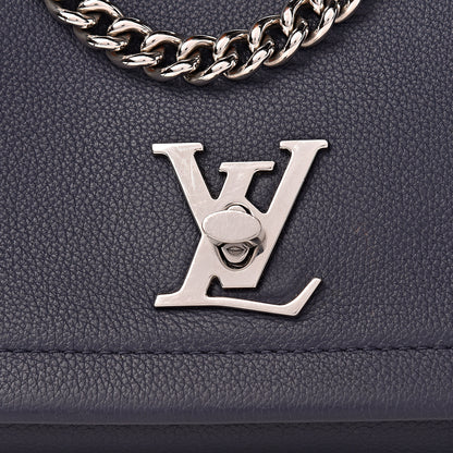 Louis Vuitton Calfskin Lockme II Chain Bag BB Marine Rouge 11 of 11