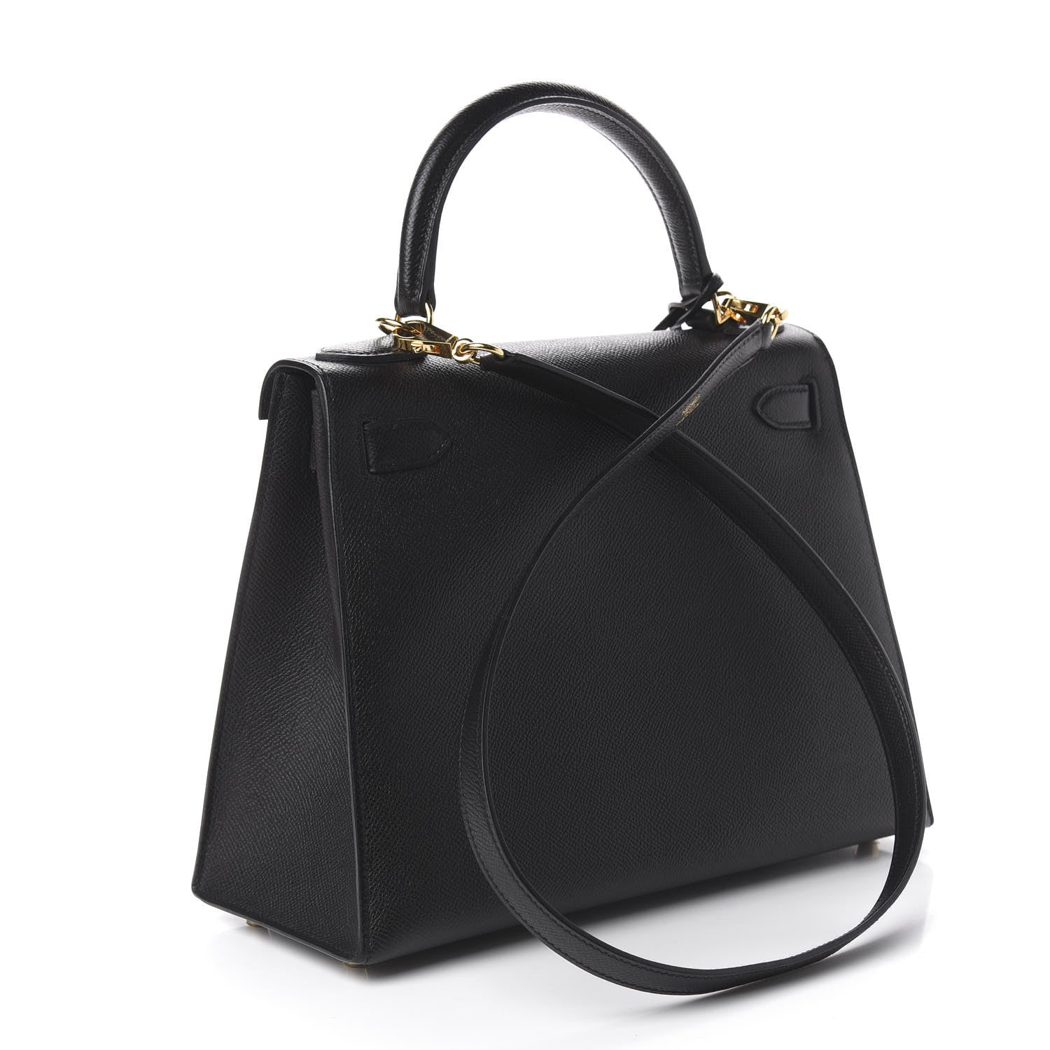 Hermes Epsom Kelly Sellier 28 Black 4 of 12