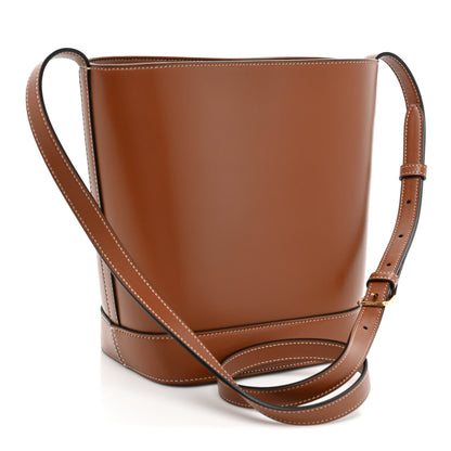 Celine Smooth Calfskin Small Cuir Triomphe Bucket Bag Tan 2 of 7