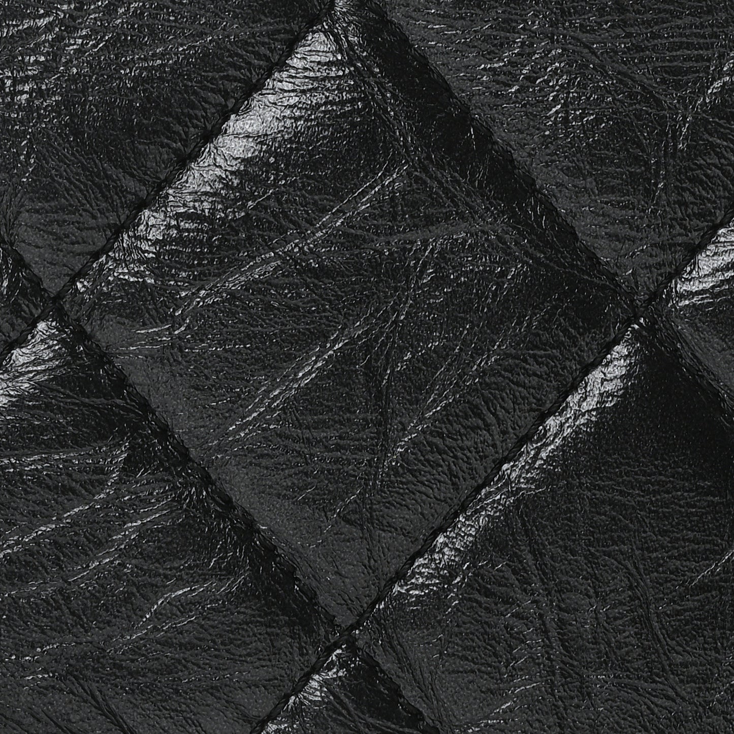 Crackled Aged Calfskin Big Bang Flap Black