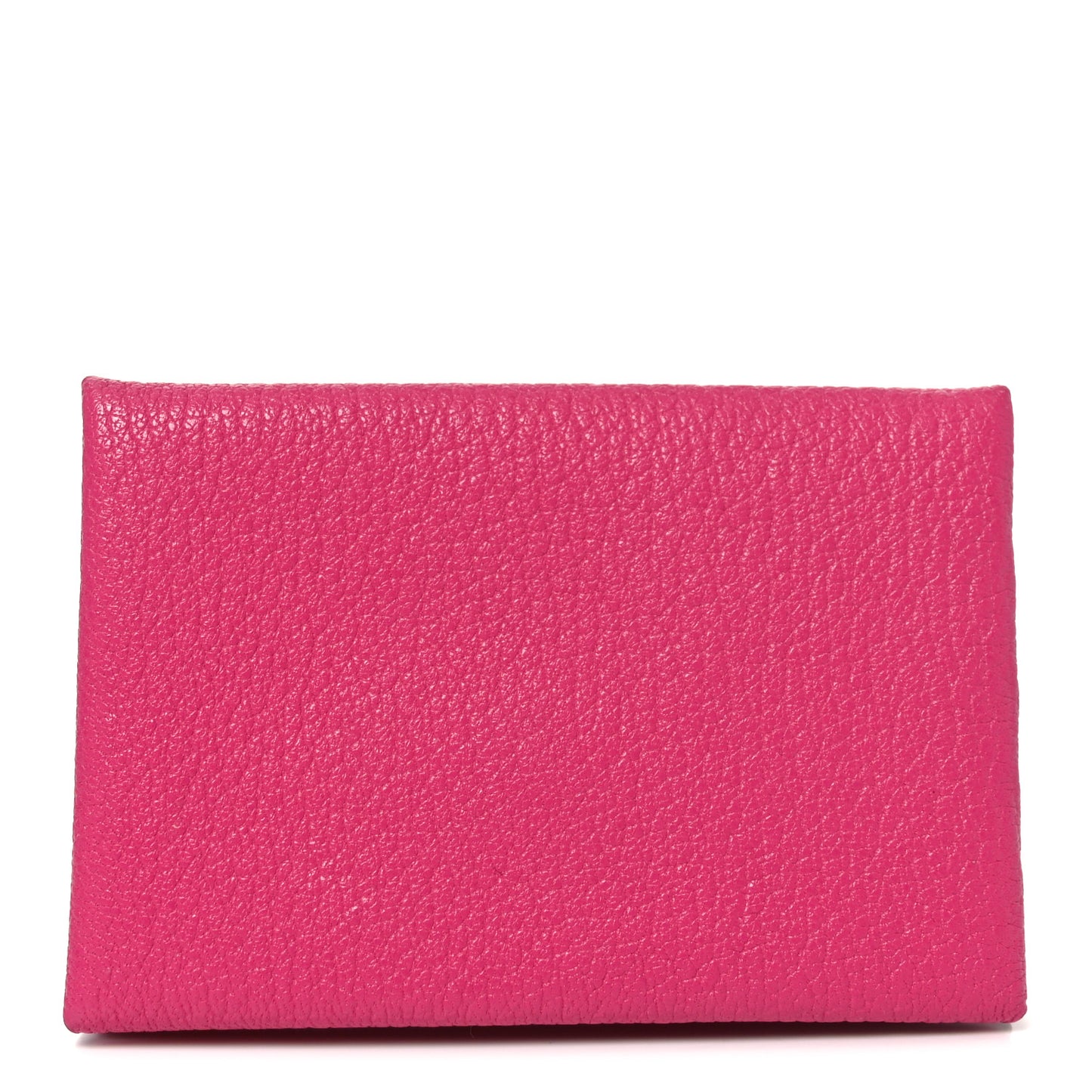 Chevre Mysore Calvi Card Case Rose Pourpre