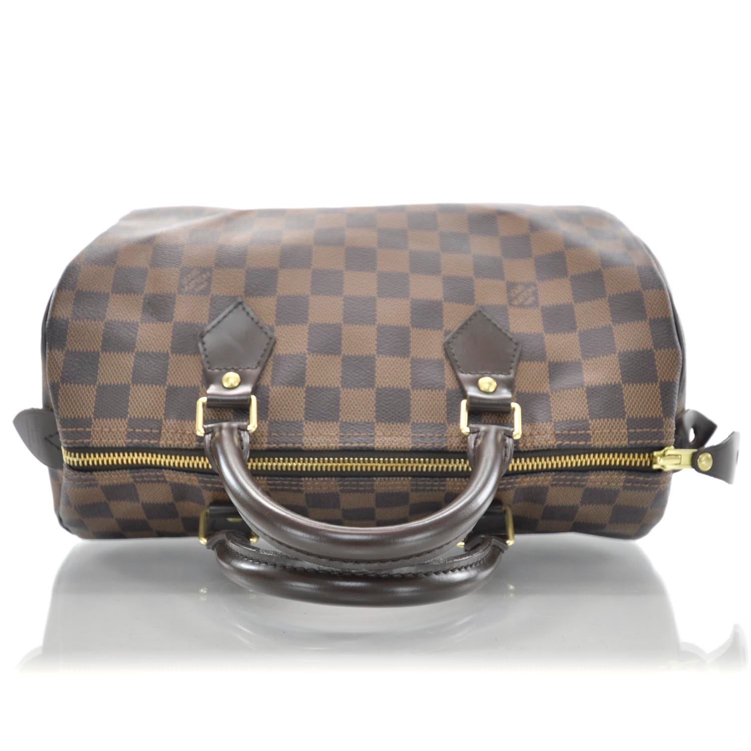 Louis Vuitton Damier Ebene Speedy 30 6 of 9