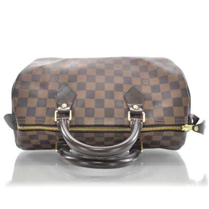 Louis Vuitton Damier Ebene Speedy 30 6 of 9