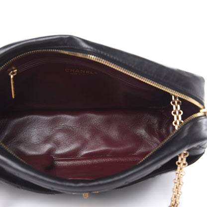 Chanel Aged Calfskin Quilted Medium Reissue Camera Case Black 5 of 10