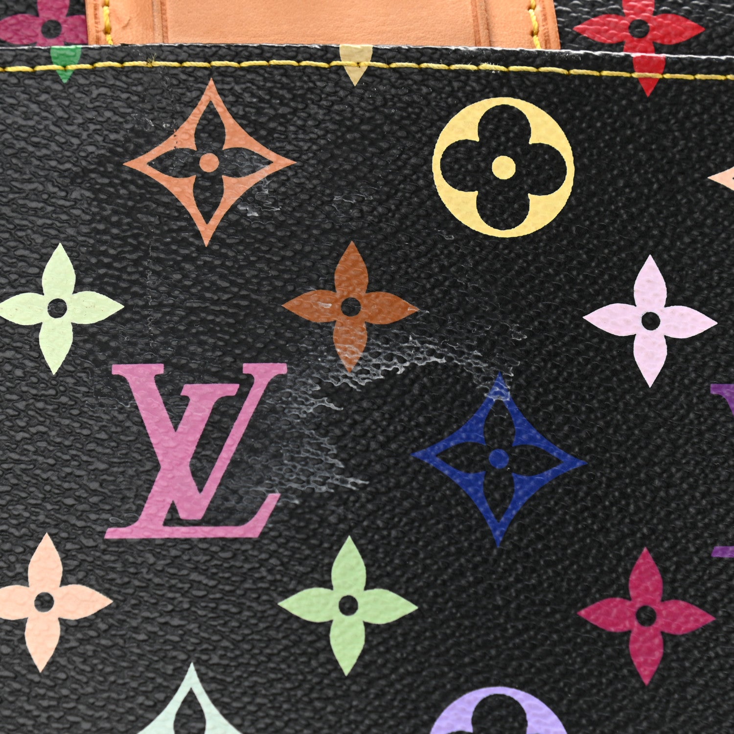Louis Vuitton Monogram Multicolor Courtney MM Black 10 of 11