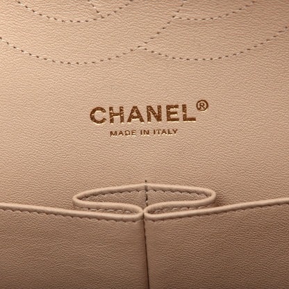 Chanel Caviar Quilted Jumbo Double Flap Light Beige 6 of 11