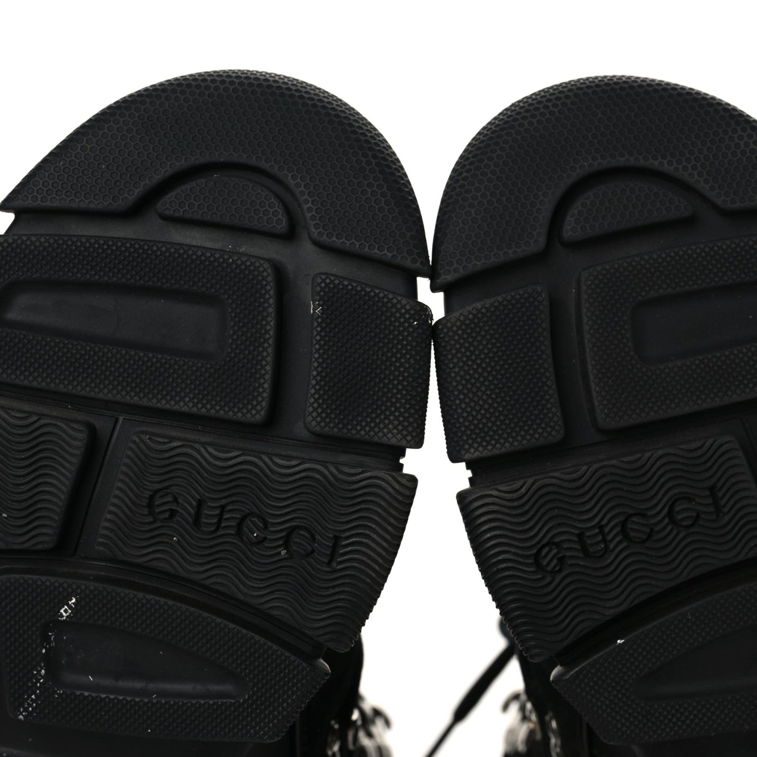 Gucci X SEGA Suede Shearling Calfskin GG Monogram Womens Flashtrek High-Top Sneakers 40 Black 8 of 9