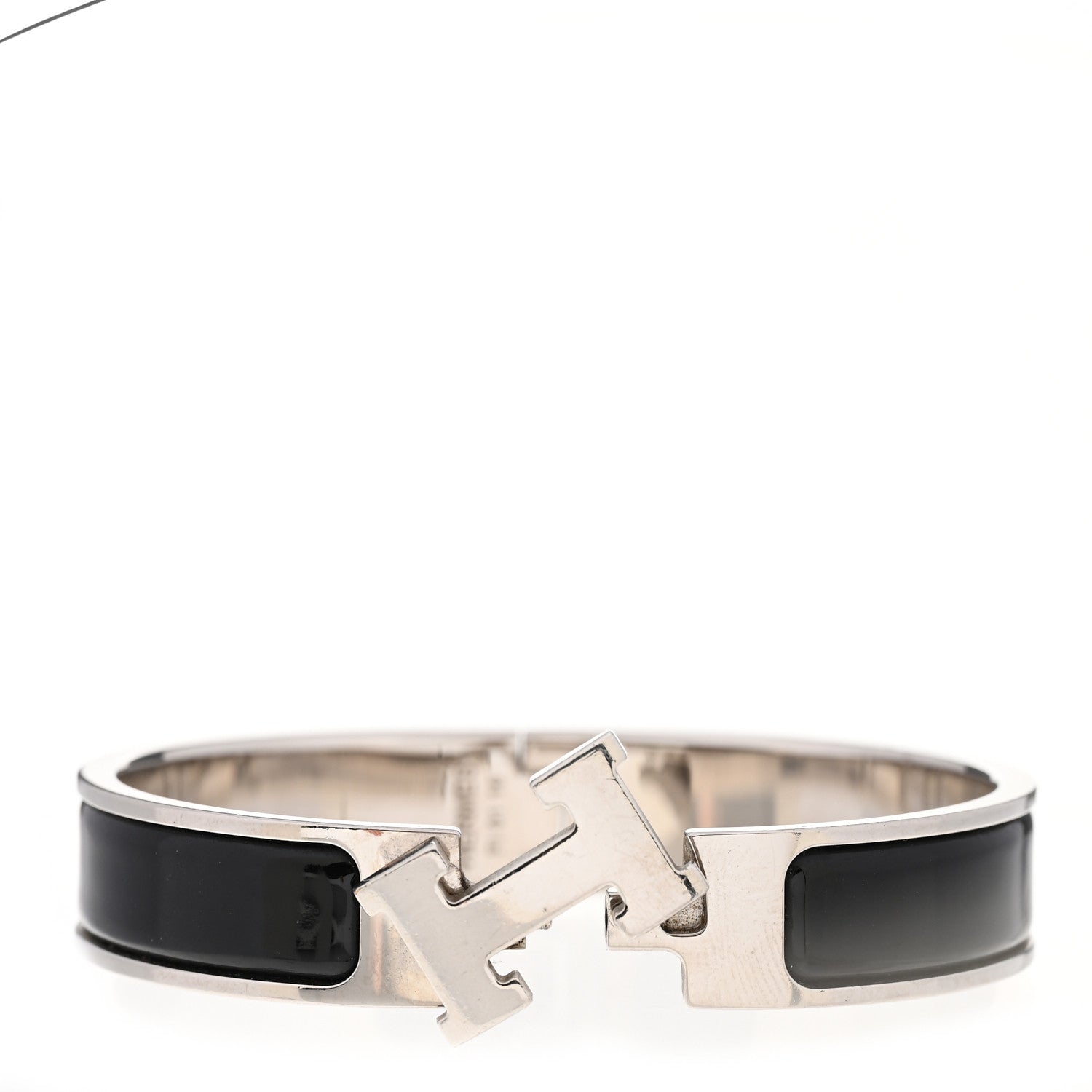 Hermes Enamel Narrow Clic Clac H Bracelet PM Black 5 of 5