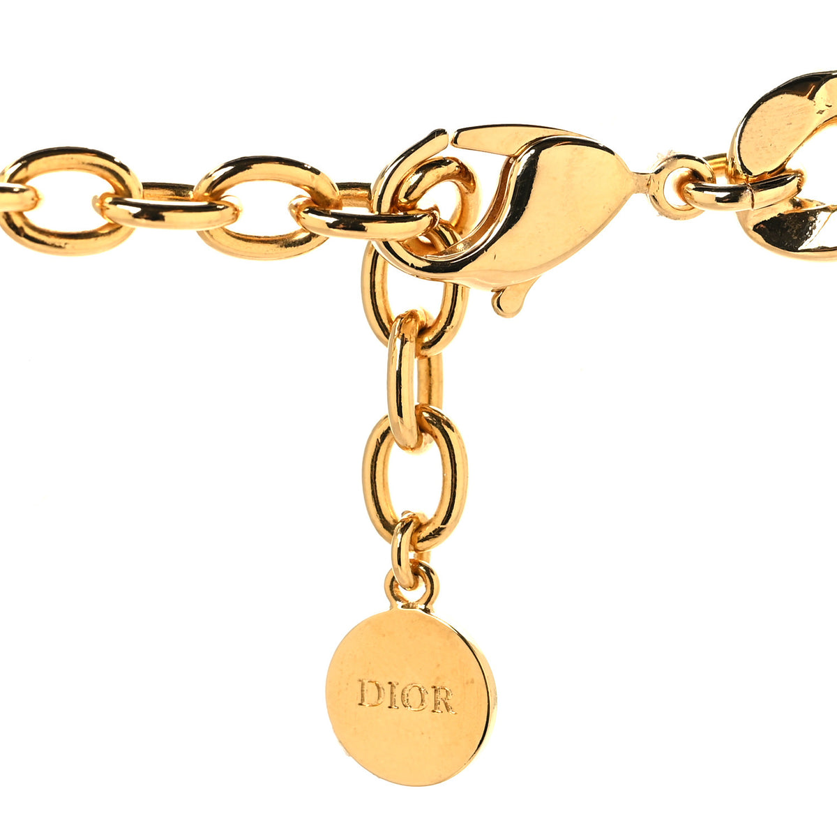 Metal Danseuse Etoile Chain Choker Necklace Gold