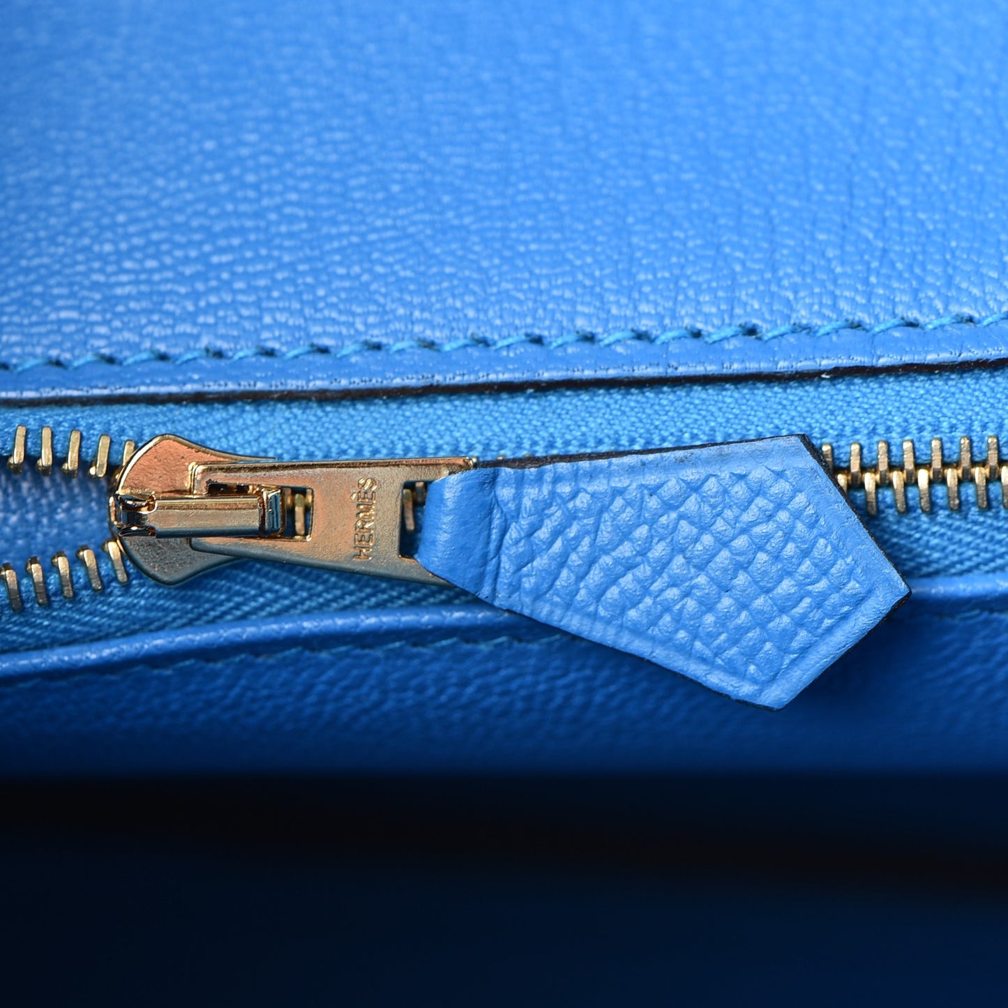 Epsom Birkin 30 Bleu Zanzibar