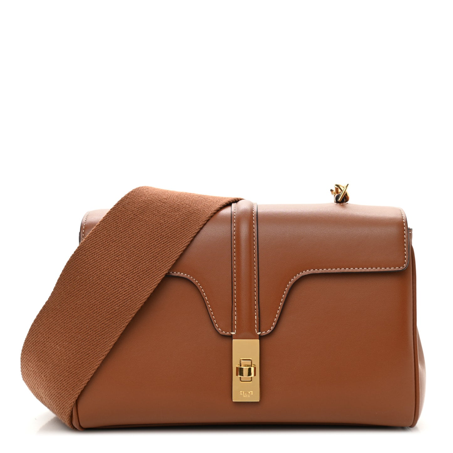 Smooth Calfskin Teen 16 Crossbody Bag Soft Tan