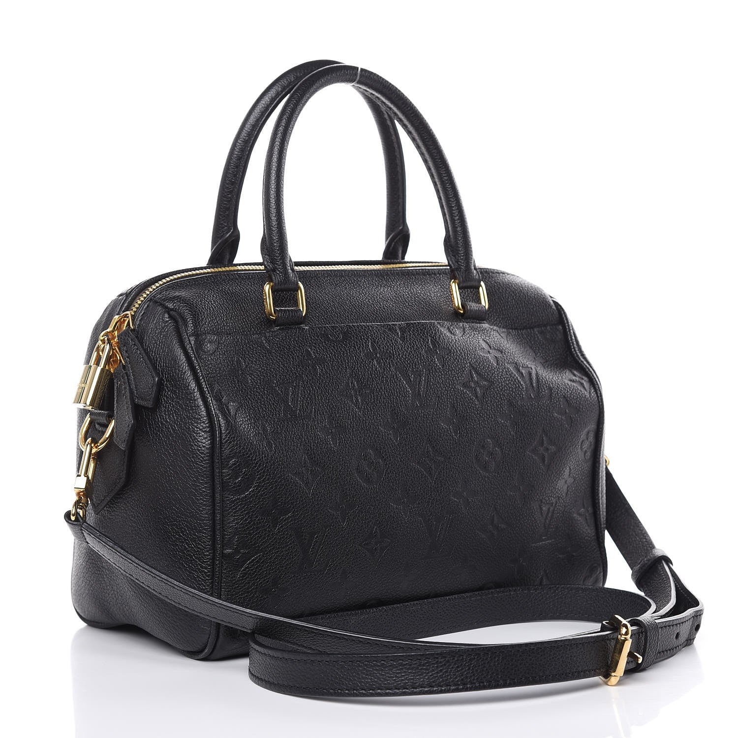 Louis Vuitton Empreinte Speedy Bandouliere 25 NM Black 3 of 11