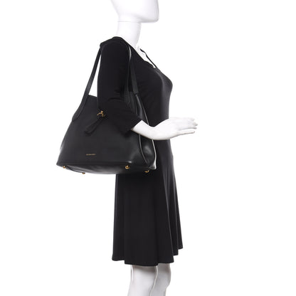 Burberry Grainy Calfskin Medium Honeybrook Tote Black 2 of 8
