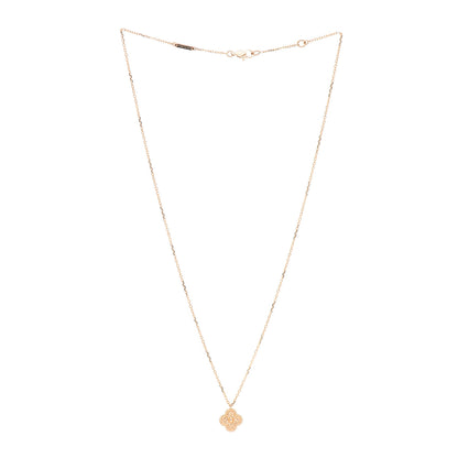 Van Cleef & Arpels 18K Rose Gold Sweet Alhambra Pendant Necklace 3 of 5