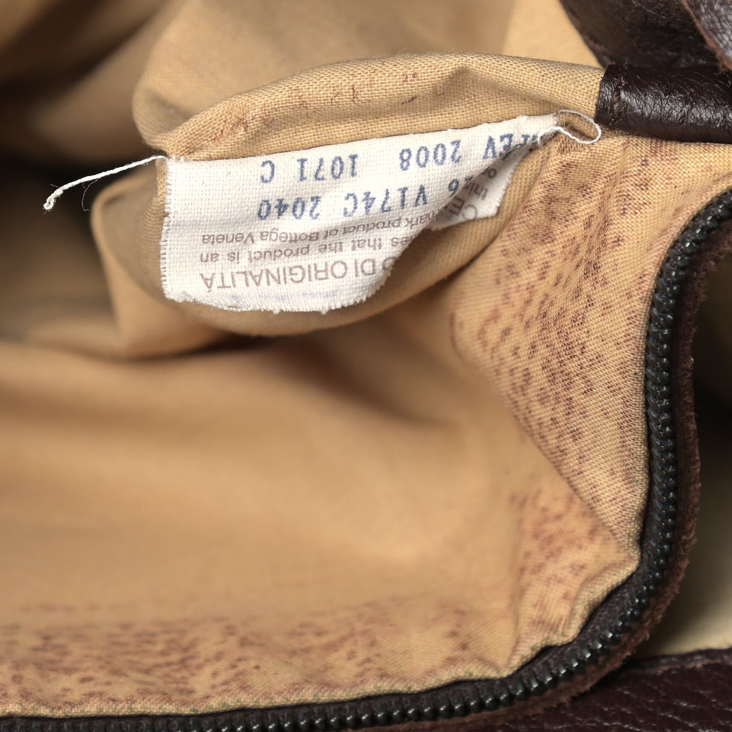 Cervo Intrecciato Shoulder Bag Ebano