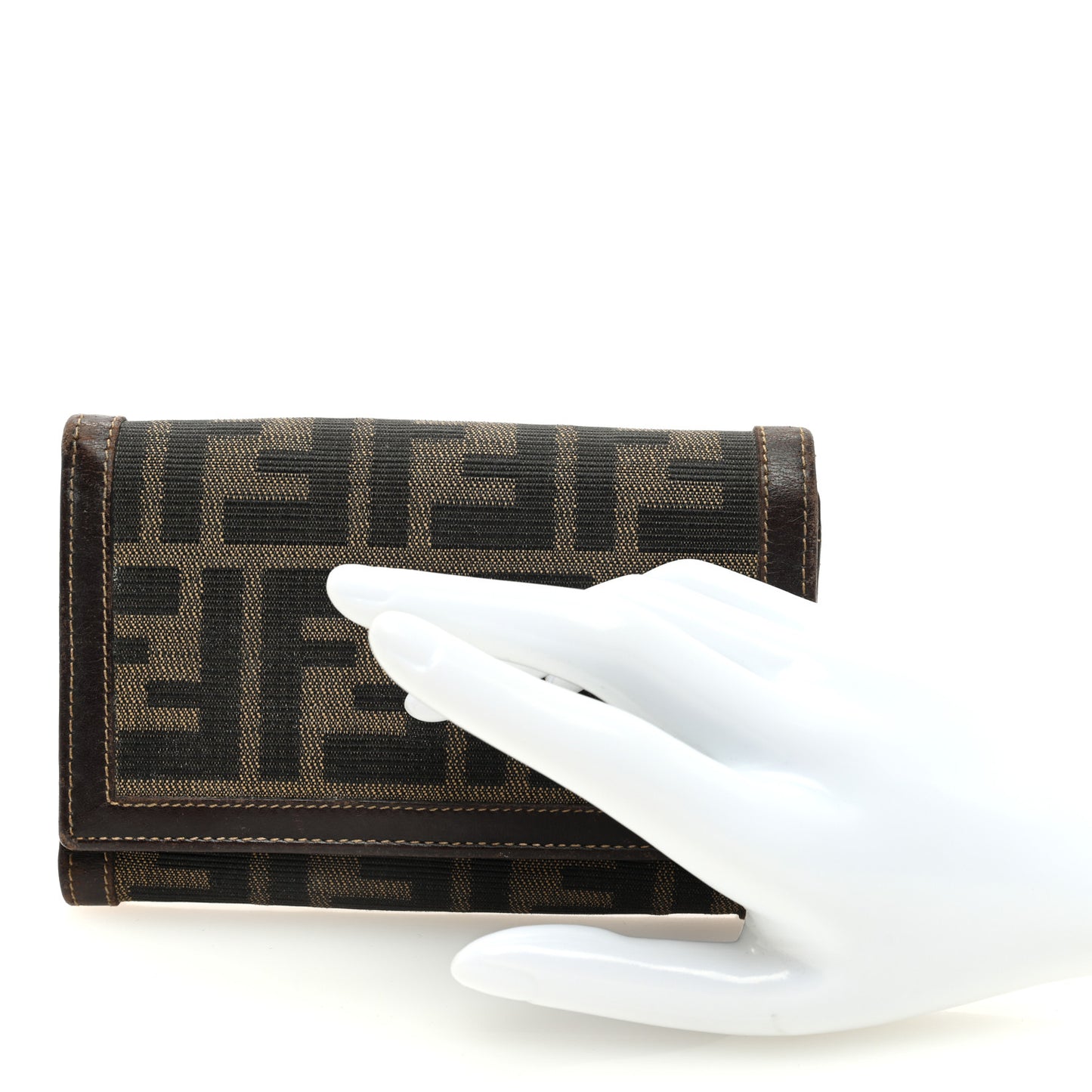 Zucca Compact Wallet Tobacco