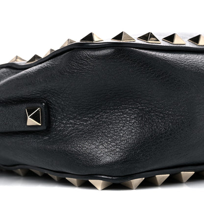 Valentino Garavani Calfskin Rockstud Camera Crossbody Bag Black 9 of 12