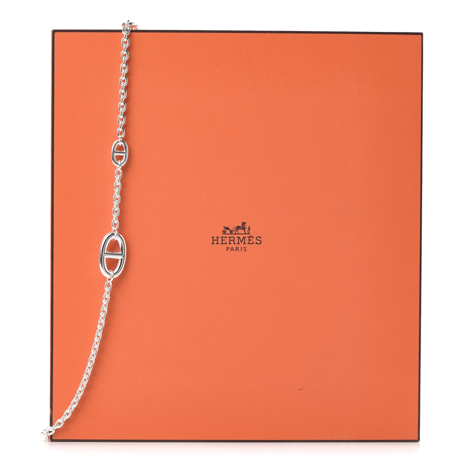 Hermes Sterling Silver Farandole Necklace 120 5 of 5