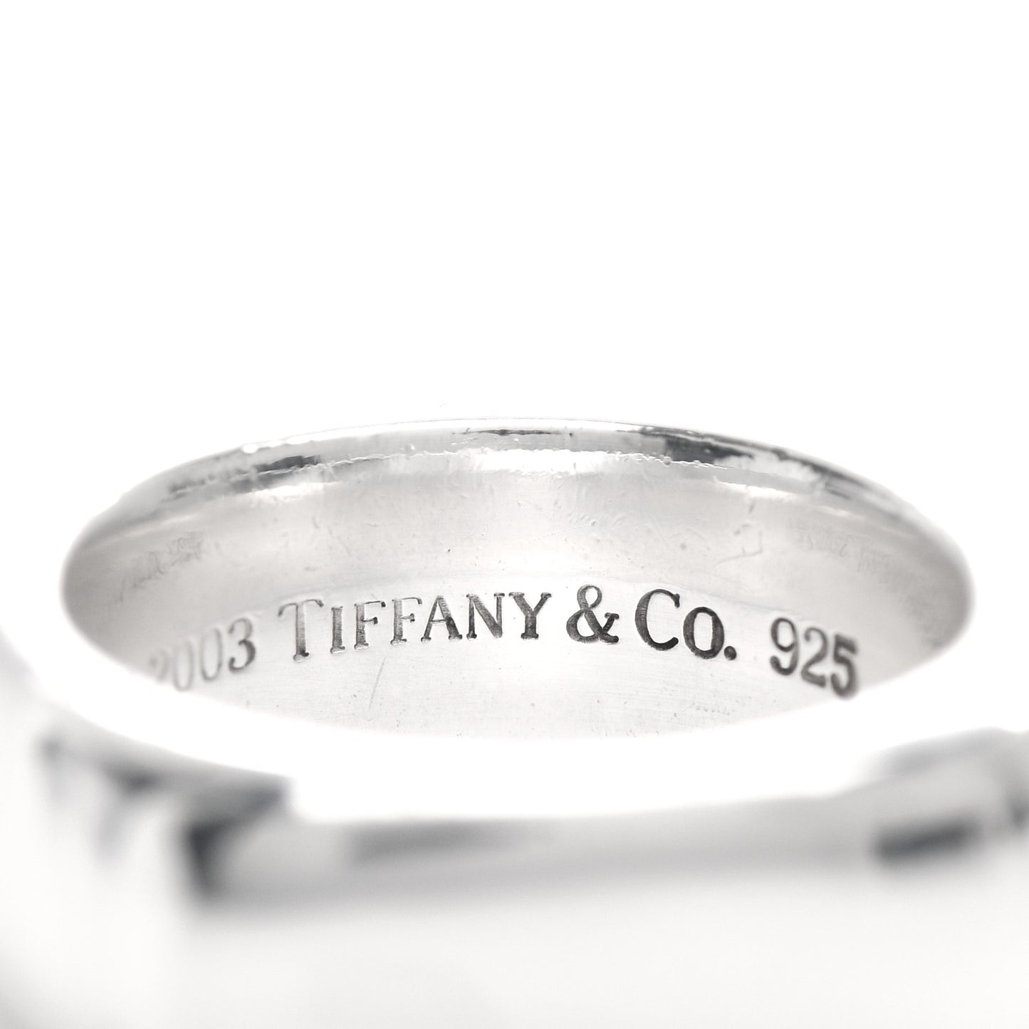 Sterling Silver Cushion Square Ring 52 6