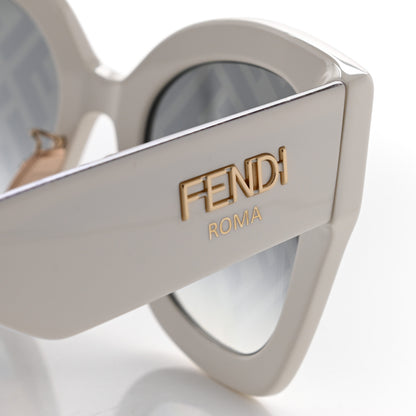 Fendi Acetate FF Sunglasses FF 0434/G/S White Gold 5 of 8