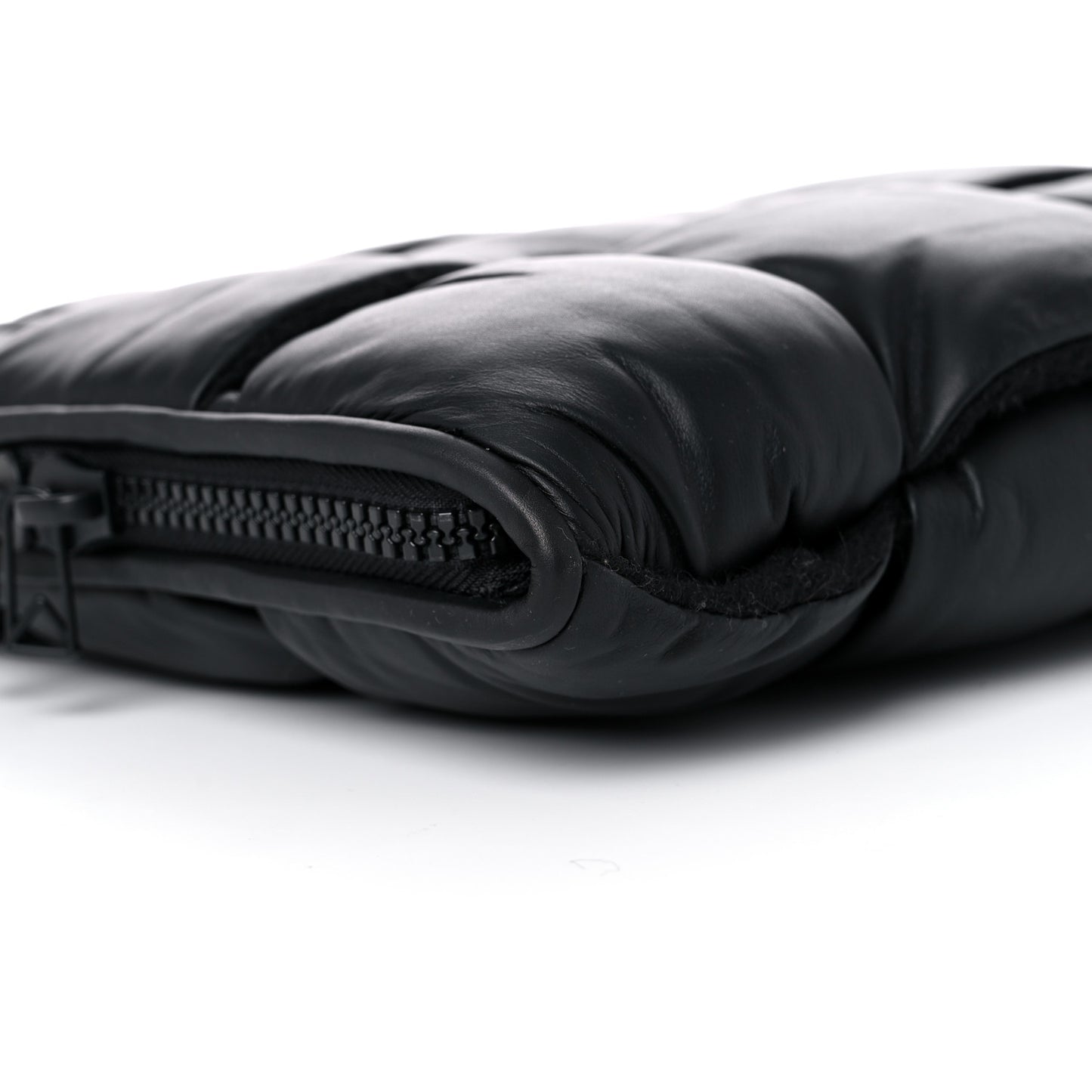Calfskin Maxi Intrecciato Puffy Laptop Pouch Camping