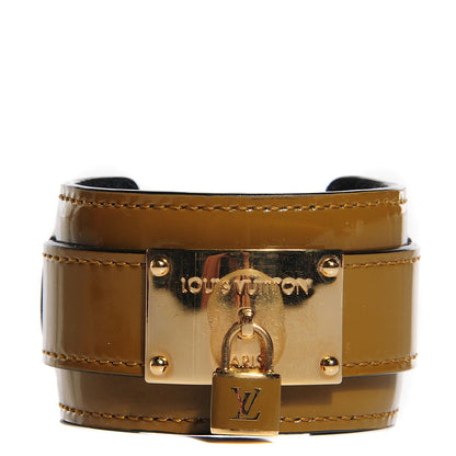 Louis Vuitton Patent Infinit Cuff 17 Vert Olive 1 of 7