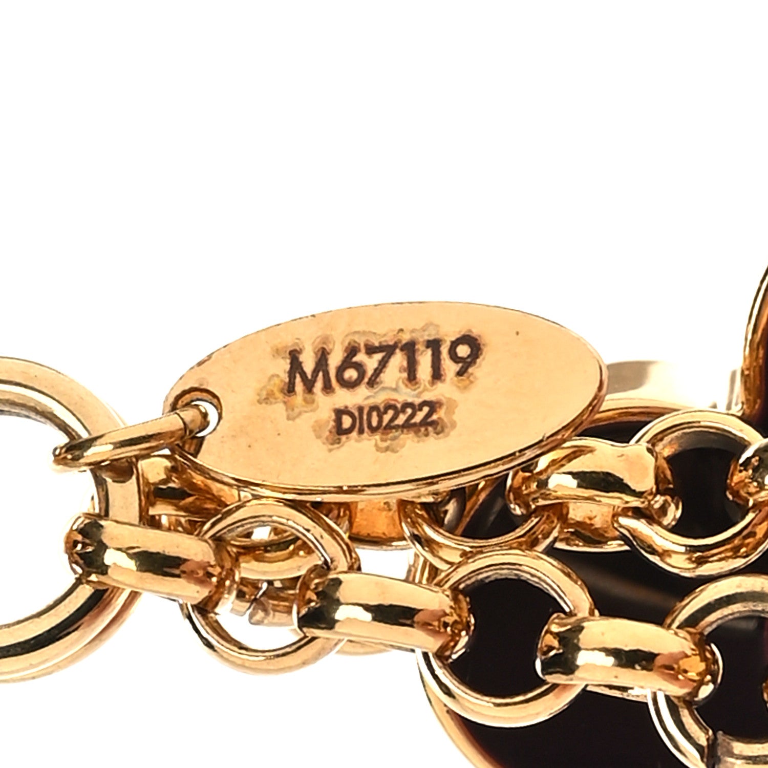 Louis Vuitton Fleur De Monogram Bag Charm Dore 4 of 5