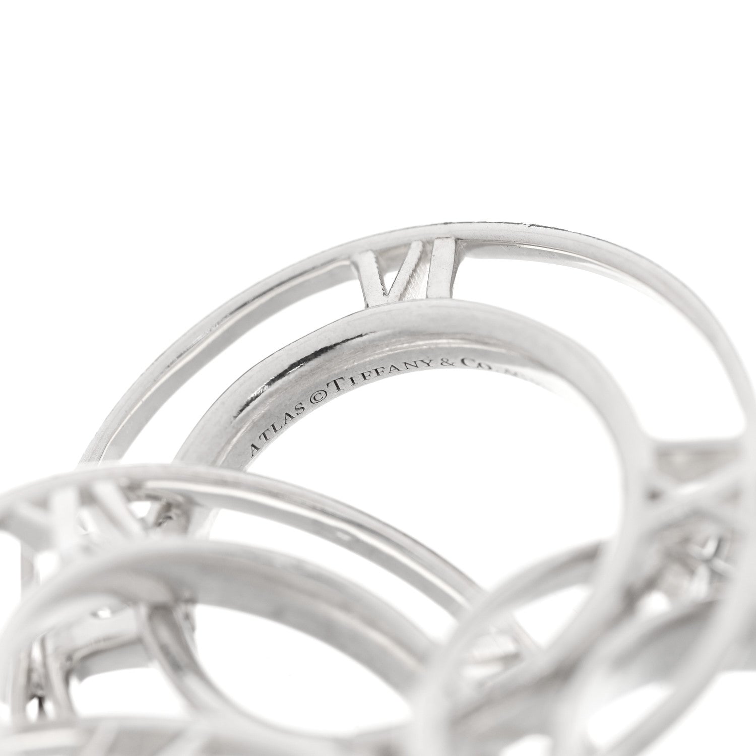 Tiffany Sterling Silver Atlas Link Bracelet 3 of 4