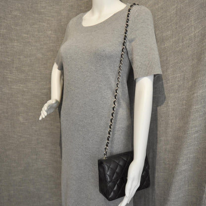Chanel Caviar Quilted Mini Flap Black SHW 3 of 12