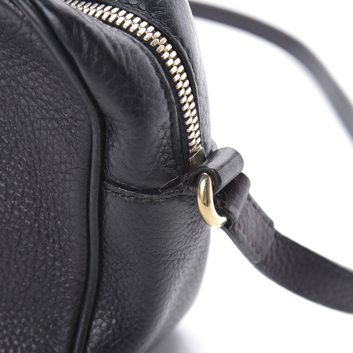 Gucci Pebbled Calfskin Small Soho Disco Bag Black 11 of 12