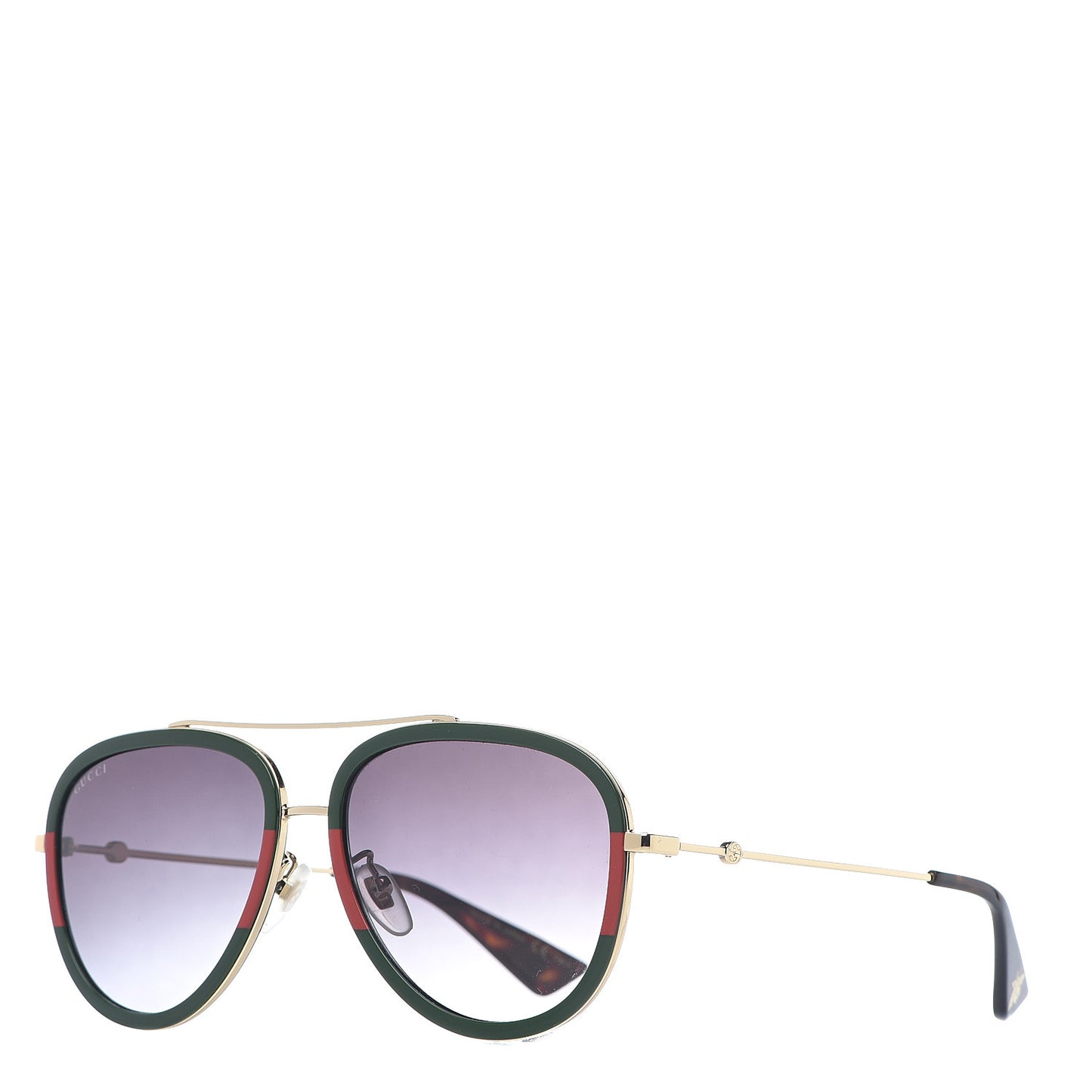 Web Aviator Sunglasses GG0062S Green Red