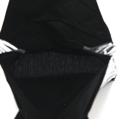 Gucci Patent Canvas Frame Logo Vertical Tote Black Crop 5 of 11