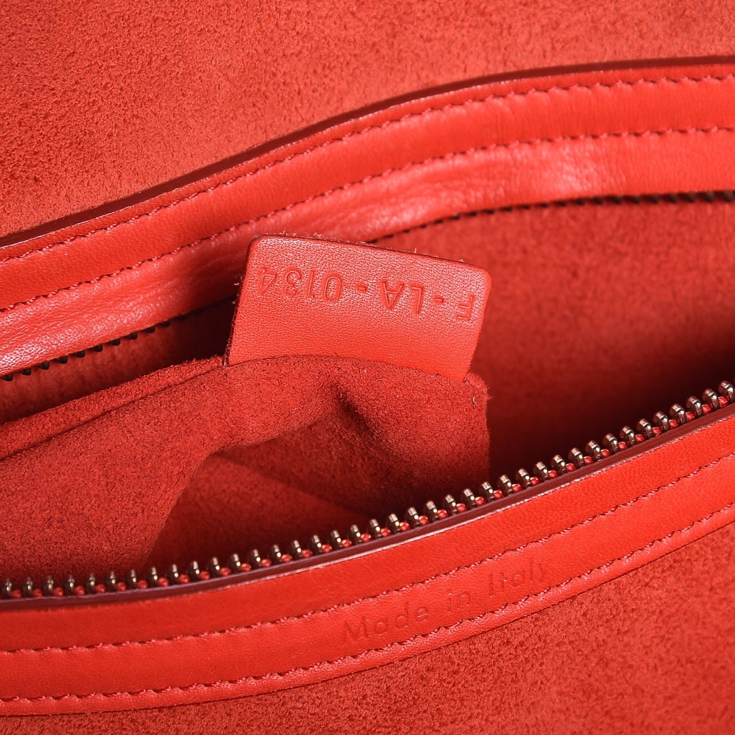 Smooth Calfskin Medium Phantom Luggage Vermillion