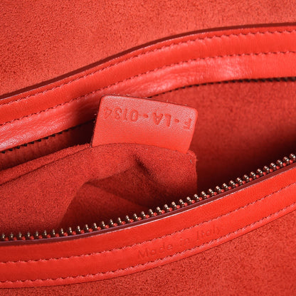 Celine Smooth Calfskin Medium Phantom Luggage Vermillion 7 of 17