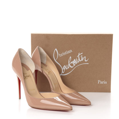 Christian Louboutin Patent Iriza 100 Pumps 40 Nude 10 of 10