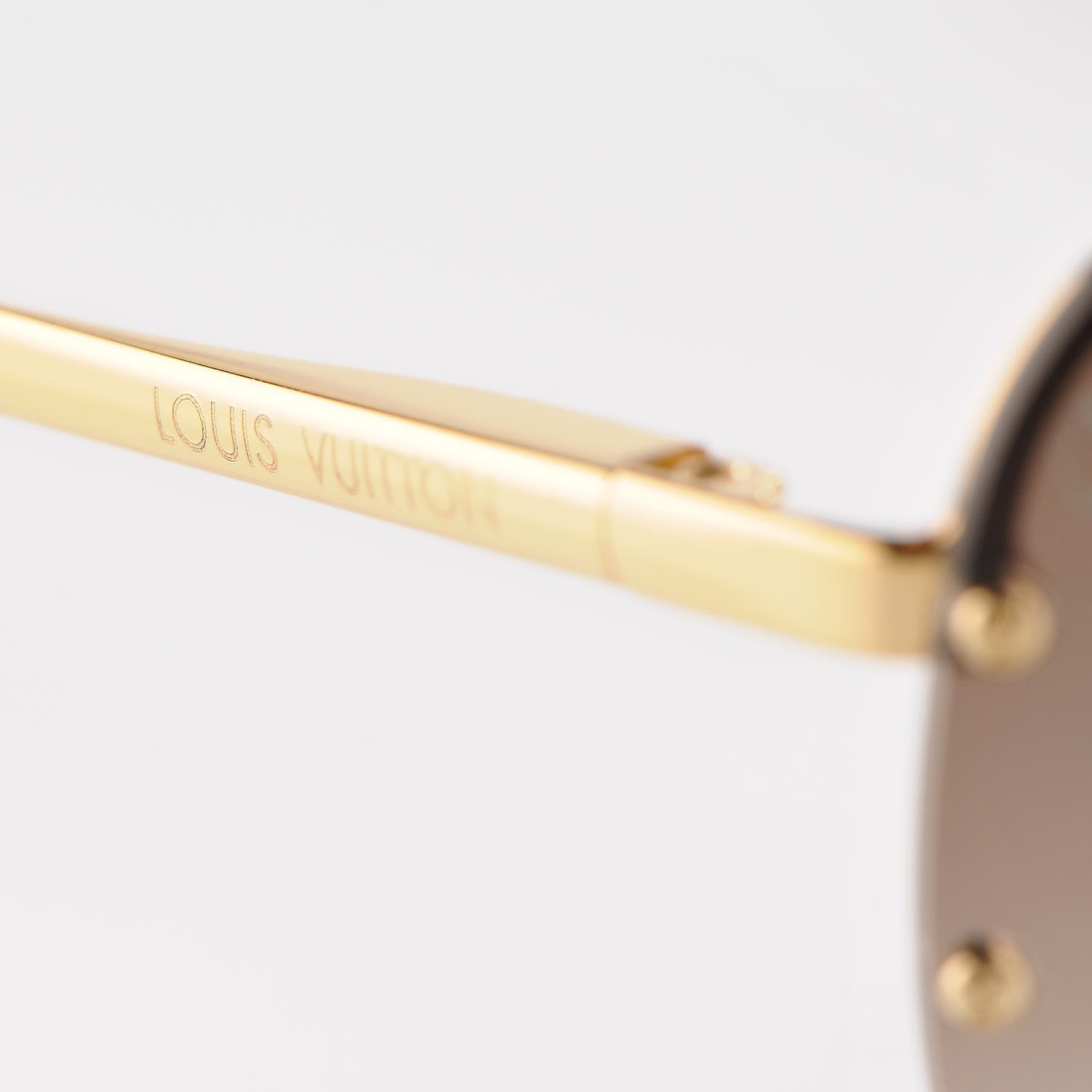 Louis Vuitton The Party Aviator Gradient Sunglasses Z0914U Brown 7 of 10